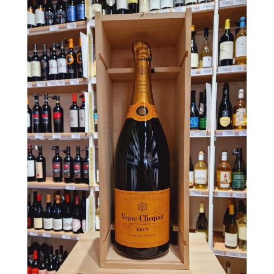 Label Brut Veuve Clicquot 3lt Jeroboam Astucciato