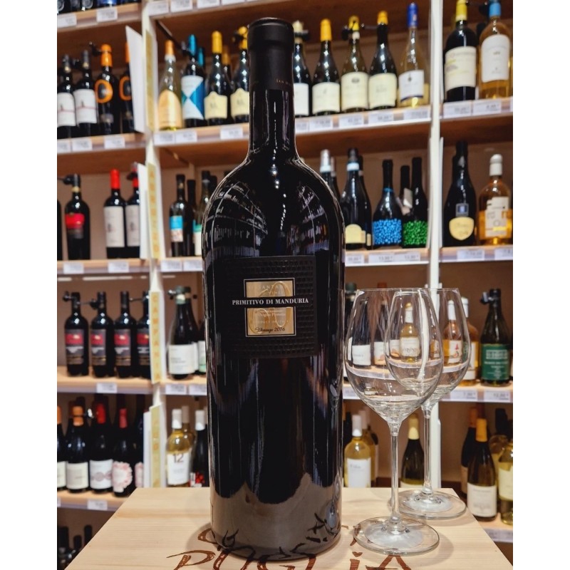 San Marzano 60 anni Primitivo di Manduria  Magnum in Cassetta di Legno