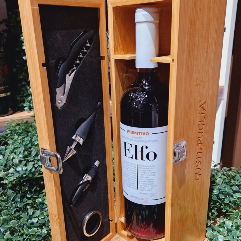 Apollonio 1870 Casa Vinicola  Vino Rosso Elfo Primitivo Salento Igp...