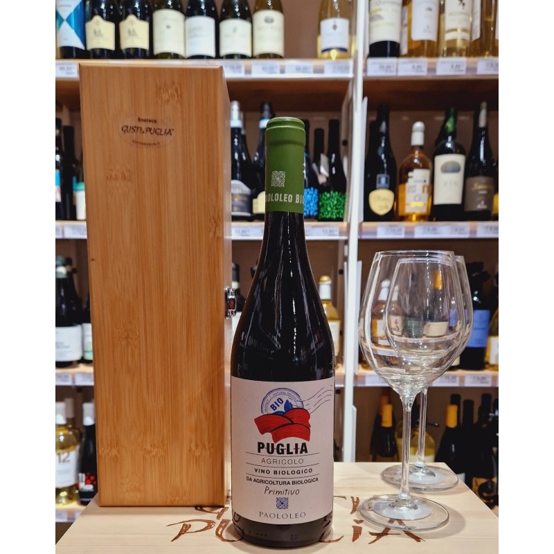 Paolo Leo Cantine Vino Rosso Paolo Leo Salento Agricolo Bio Primiti...