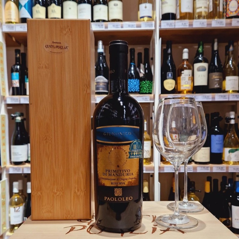 Paolo Leo Cantine Vino Rosso Paolo Leo Giunonico Primitivo di Mandu...