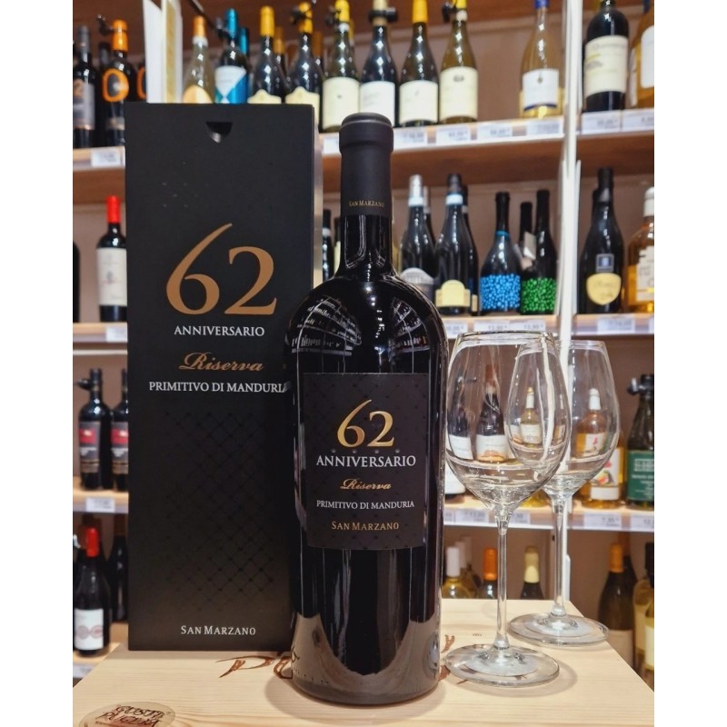 62° anniversario Riserva Primitivo di Manduria San Marzano Magnum