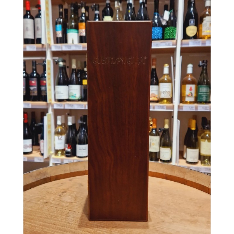 Cassette in Legno  Cassetta Brown Con Gadget Marchiata Gusti Di Pug...