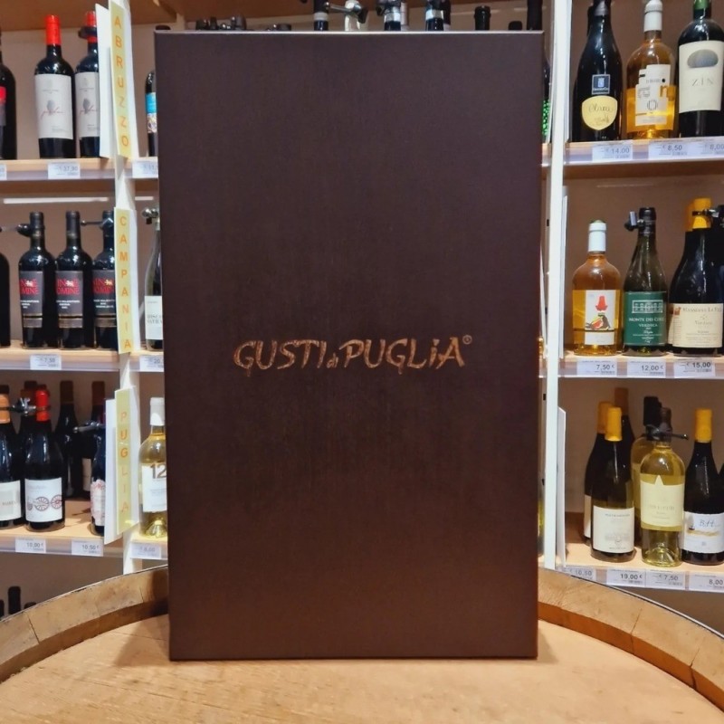 Cassetta Brown Con Sciabola Marchiata Gusti di Puglia