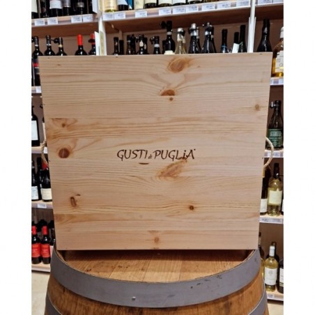 Cassetta Baule Marchiata Gusti di Puglia 45x50cm