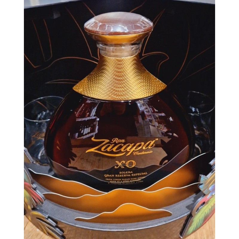 XO Solera Gran Reserva Especial Ron Zacapa 70cl + 2 bicchieri