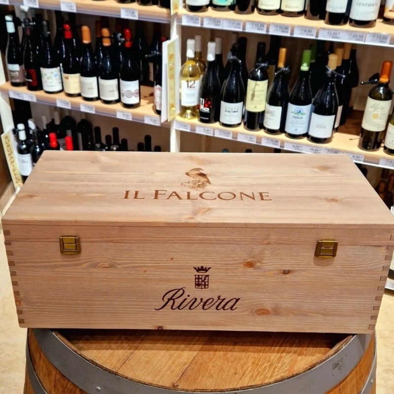 Rivera Il Falcone Rosso Riserva In Cassa Legno 6x75cl