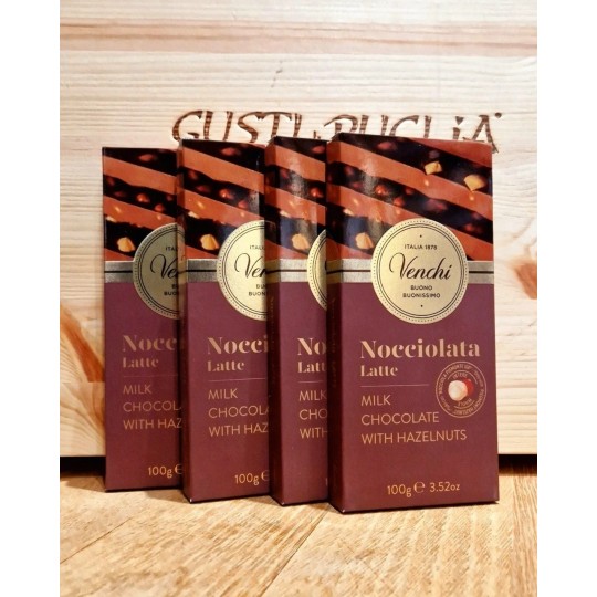 Venchi Tavoletta Nocciolata Latte 100g Venchi Tavoletta Nocciolata Latte 100g