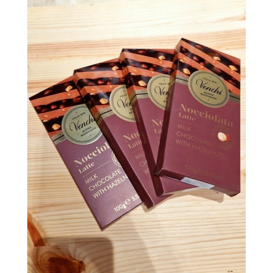 Venchi Tavoletta Nocciolata Latte 100g Venchi Tavoletta Nocciolata Latte 100g