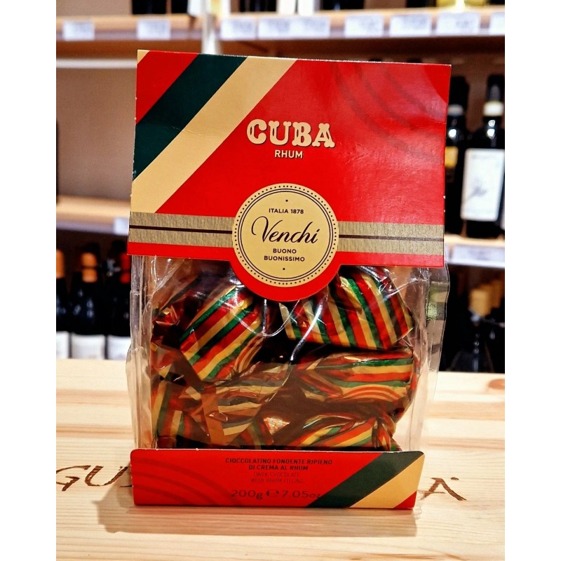 Venchi Sacchetto regalo con cioccolatini Cuba Rhum 200g