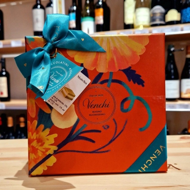 Venchi Cassettiera Regalo Flora con Cioccolatini Assortiti 154g