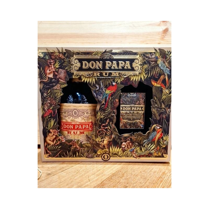 Don Papa Confezione Regalo Con Carte Da Gioco 70cl