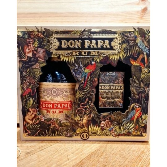 Don Papa Confezione Regalo Con Carte Da Gioco 70cl