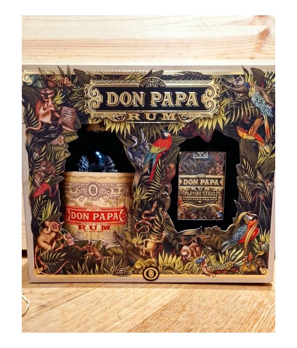 Don Papa Rum Don Papa Confezione Regalo Con Carte Da Gioco 70cl