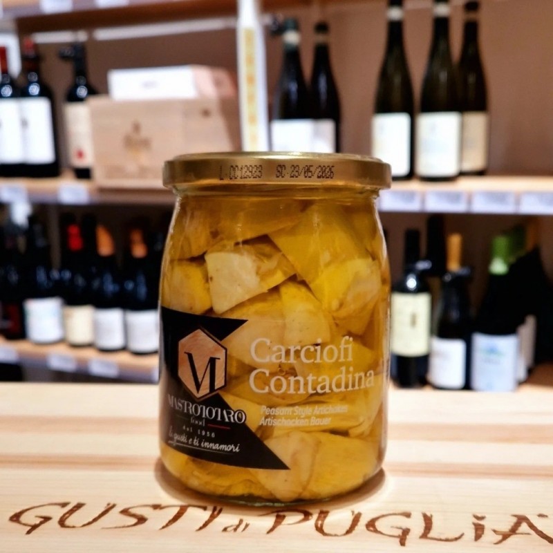 SOTT'OLIO E SOTT'ACETO  Mastrototaro Carciofi Contadina 400g