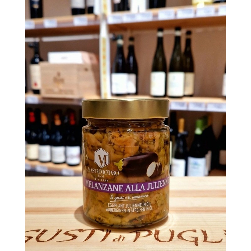 Melanzane Julienne in Olio 280g  Mastrototaro Food