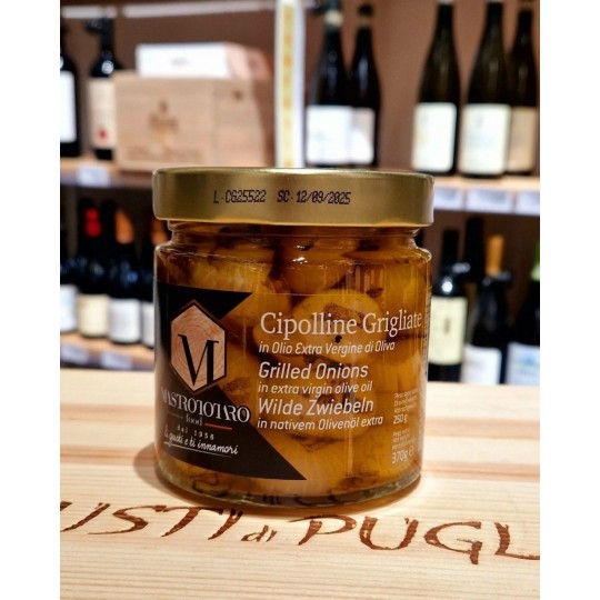 Cipolline Grigliate in Olio EVO 370g Mastrototaro Food