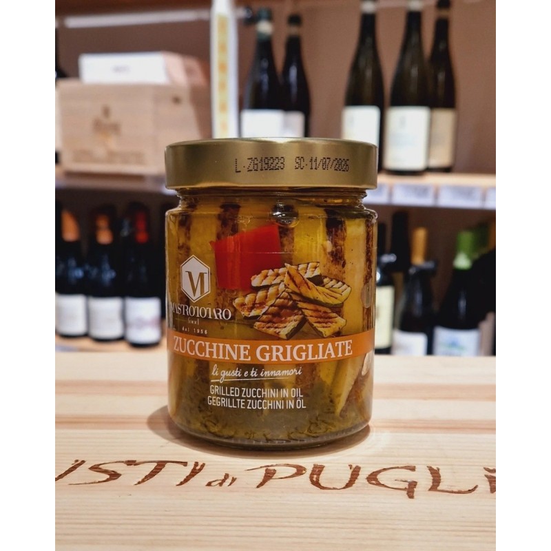 Zucchine Grigliate in Olio EVO Mastrototaro Food 280 g