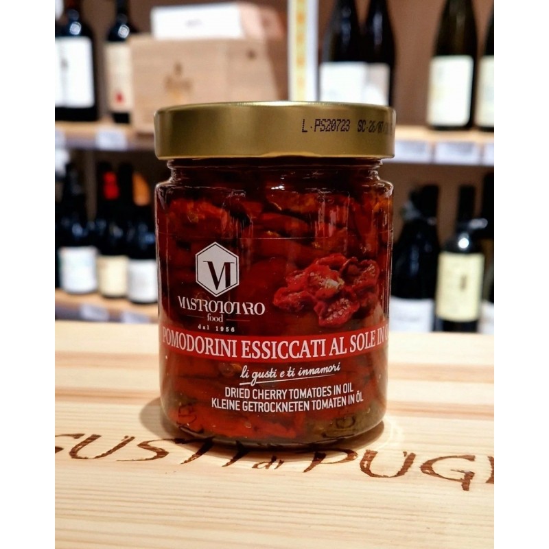 Pomodorini essicati in Olio EVO 280g Mastrototaro Food