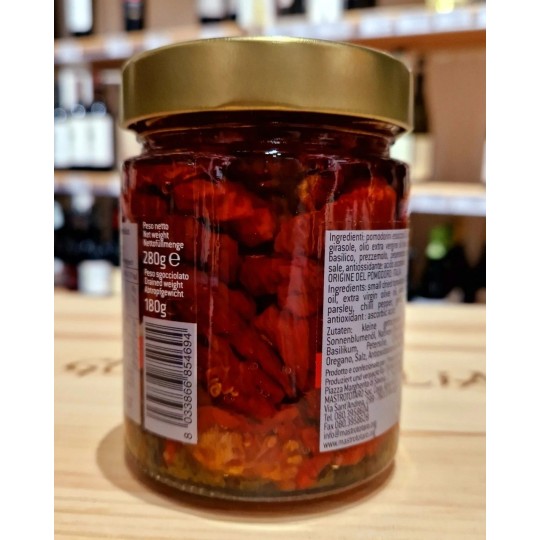 Pomodorini essicati in Olio EVO 390g Mastrototaro Food