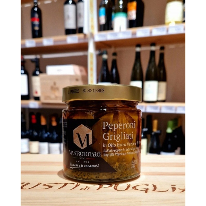 Peperoni Grigliati 370g Pugliese Conserve