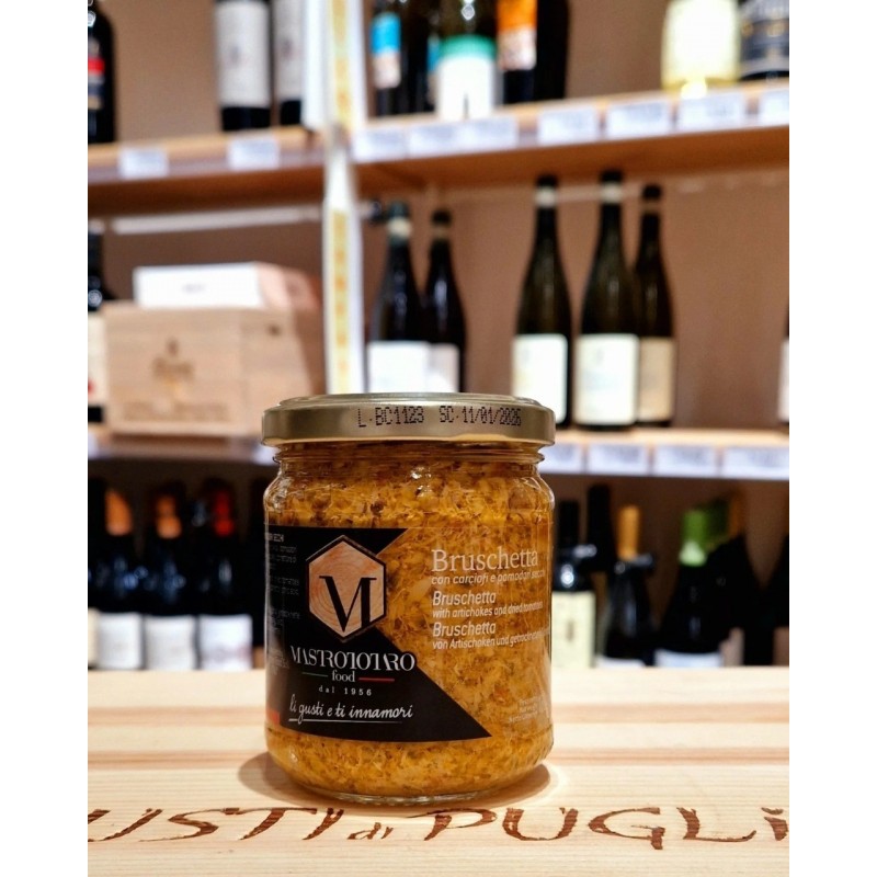 Bruschetta di Carciofi e Pomodori Secchi 180g Mastrototaro Food