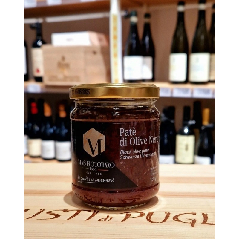 Paté di Olive Nere 280g Mastrototaro Food