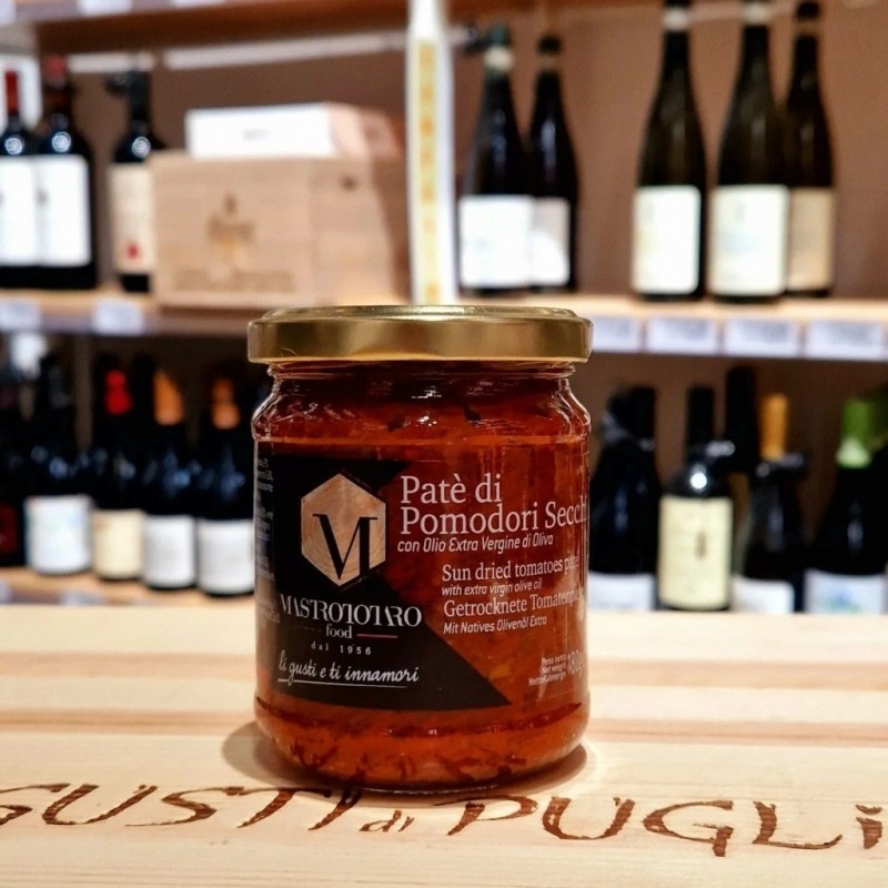 Paté di pomodori secchi con Olio EVO 180g Mastrototaro Food