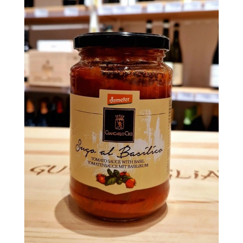 Sugo al Basilico Demeter 280gr Agrinatura Giancarlo Ceci