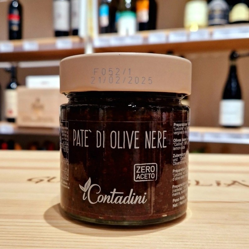 I Contadini SOTT'OLIO E SOTT'ACETO  I Contadini Patè di Olive Nere ...