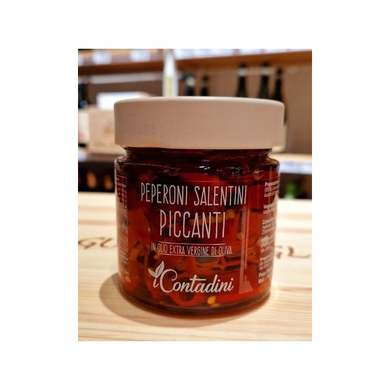 Peperoni Salentini Piccanti 230 gr I Contadini