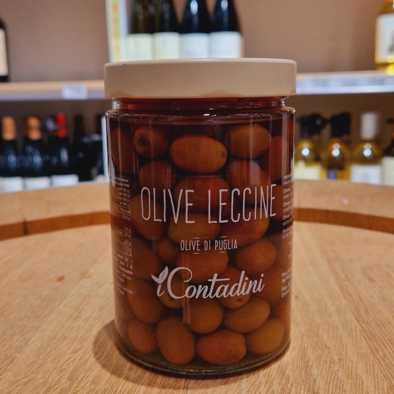 Olive Leccine al Naturale 520 gr i Contadini