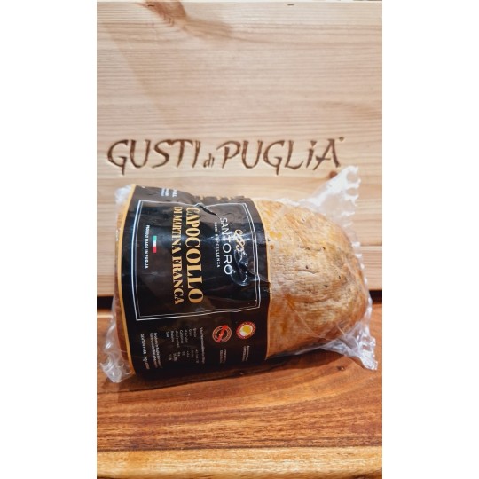 Santoro Capocollo di Martina Franca Trancio da 1kg Santoro Capocollo di Martina Franca Trancio da 1kg