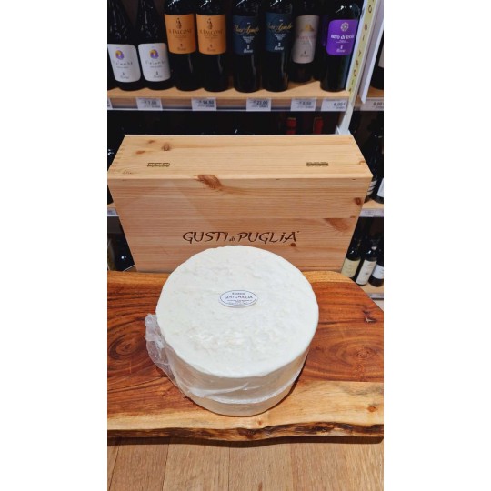 Ricotta dura Marzotica Forma intera da 3 kg Ricotta dura Marzotica Forma intera da 3 kg