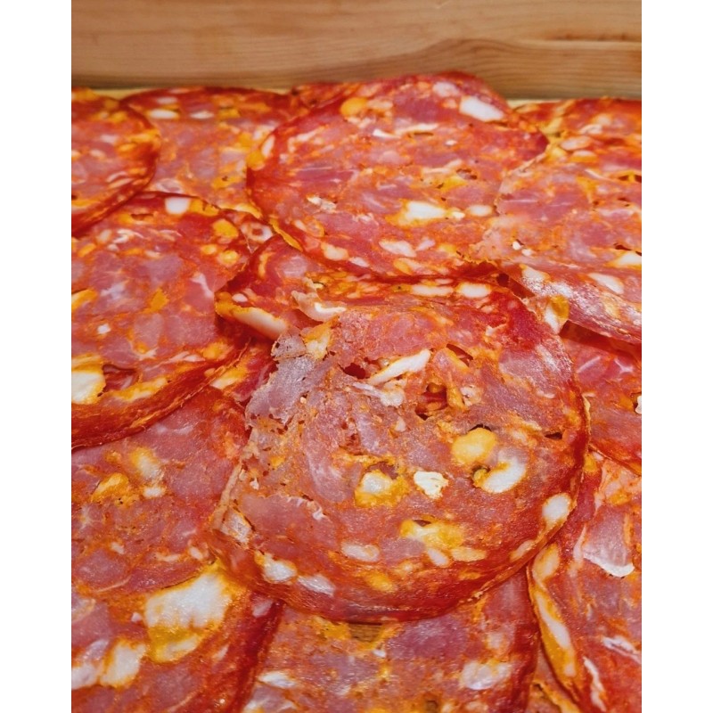 Salame Ventricina Piccante Affettato