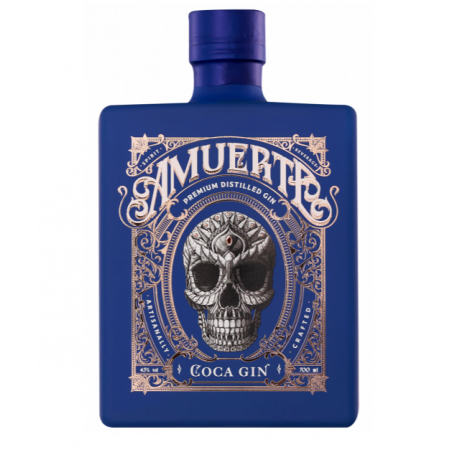 Amuerte Gin Coca Leafe Blue 70cl