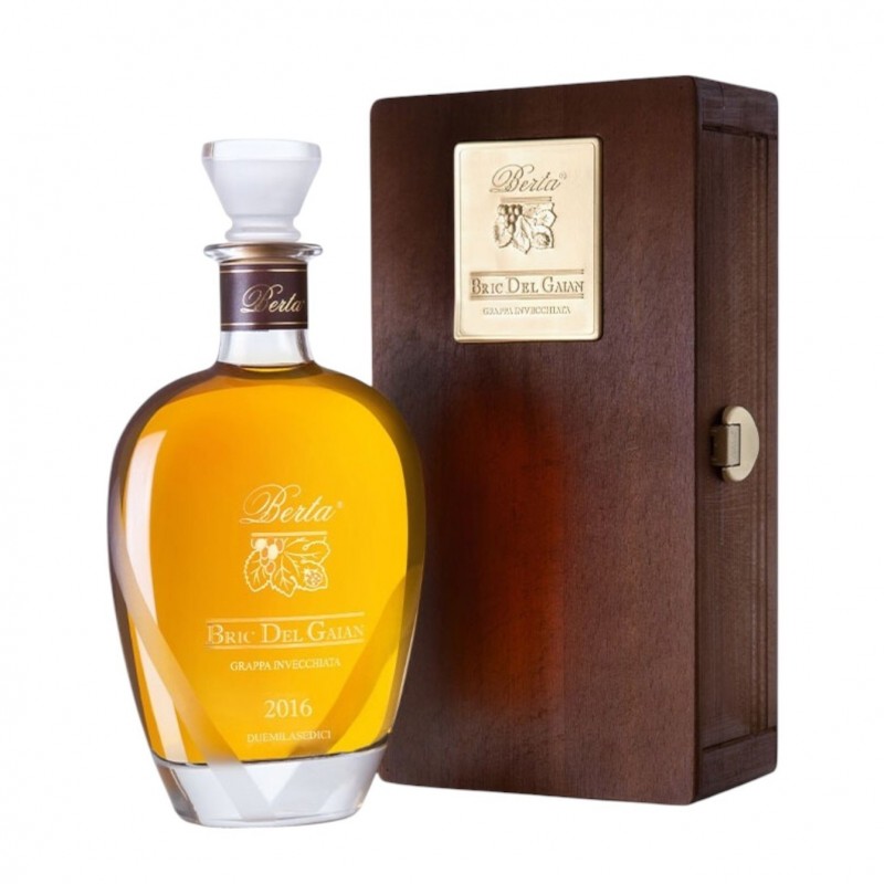 Berta Distilleria  Grappa Berta Bric Del Gaian Cassa Legno 70cl