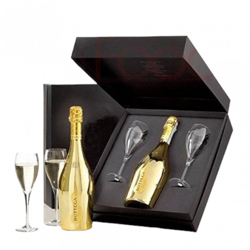 Bottega Brut DOC Gold 75cl + 2 Calici