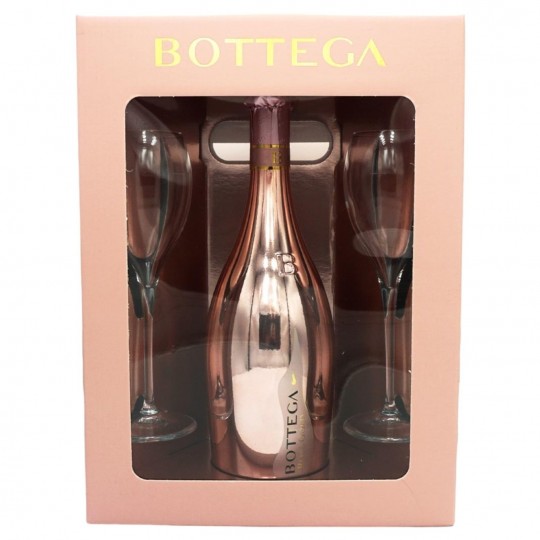 Bottega Gold Rosè Brut 75cl + 2 Calici