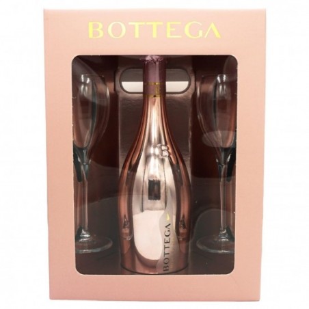 Bottega Gold Rosè Brut 75cl + 2 Calici