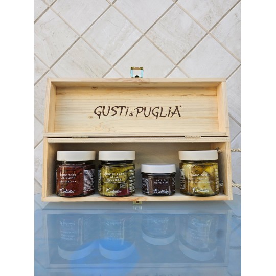 Scatola in legno Gusti Di Puglia GDP2