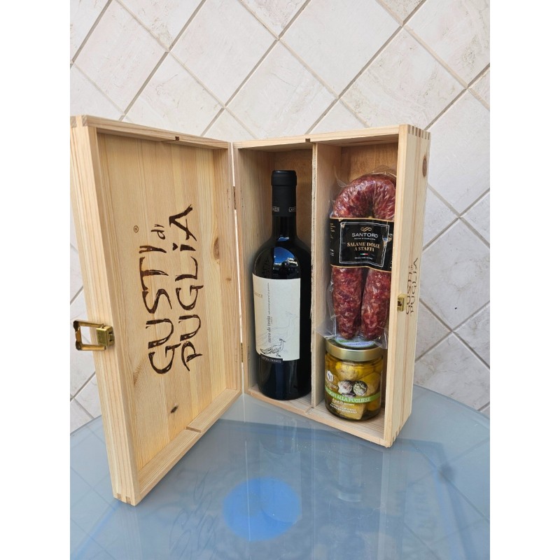 Scatola in legno Gusti Di Puglia GDP6