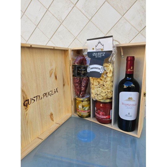 Scatola in legno Gusti Di Puglia GDP10