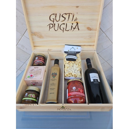 Scatola in legno Gusti Di Puglia GDP14
