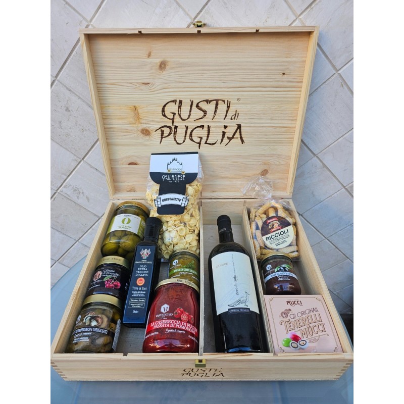 Scatola in legno Gusti Di Puglia GDP15