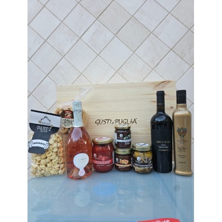 Scatola in legno Gusti Di Puglia GDP16