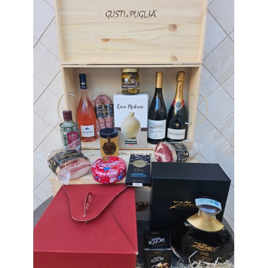 Scatola in legno Gusti Di Puglia GDP22