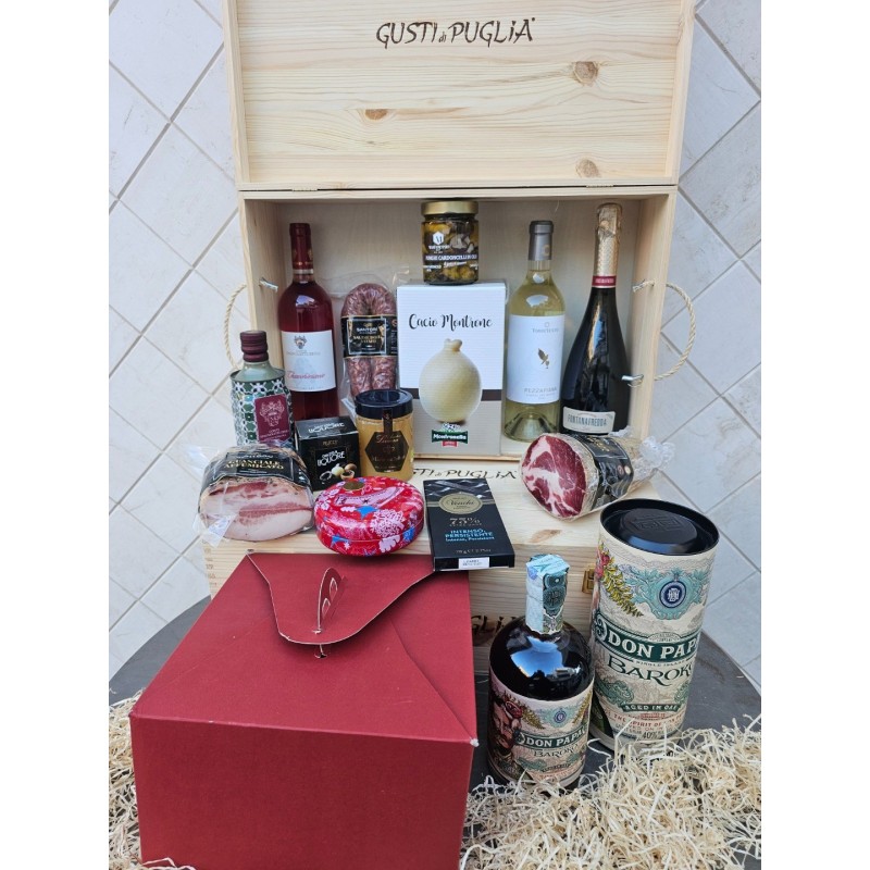 Scatola in legno Gusti Di Puglia GDP23