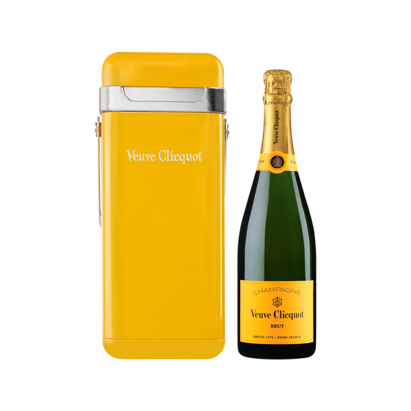 Clicquot Champagne Fridge Smeg Champagne Brut Yellow Label Veuve Cl...
